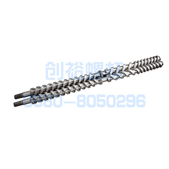 Parallel twin screw barrel